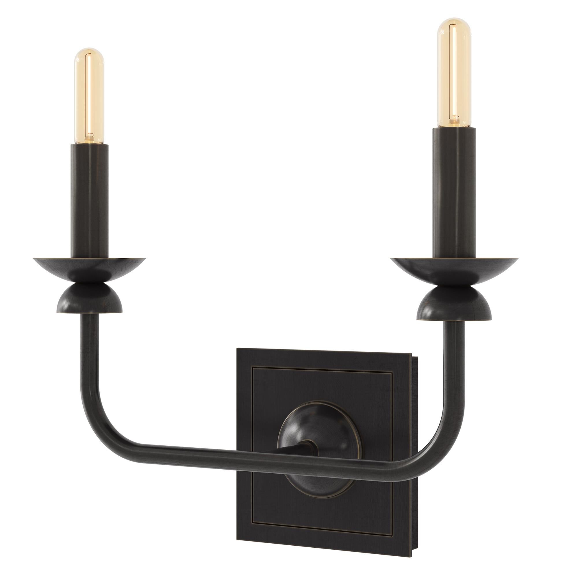 Shown in Bronze finish and White shade