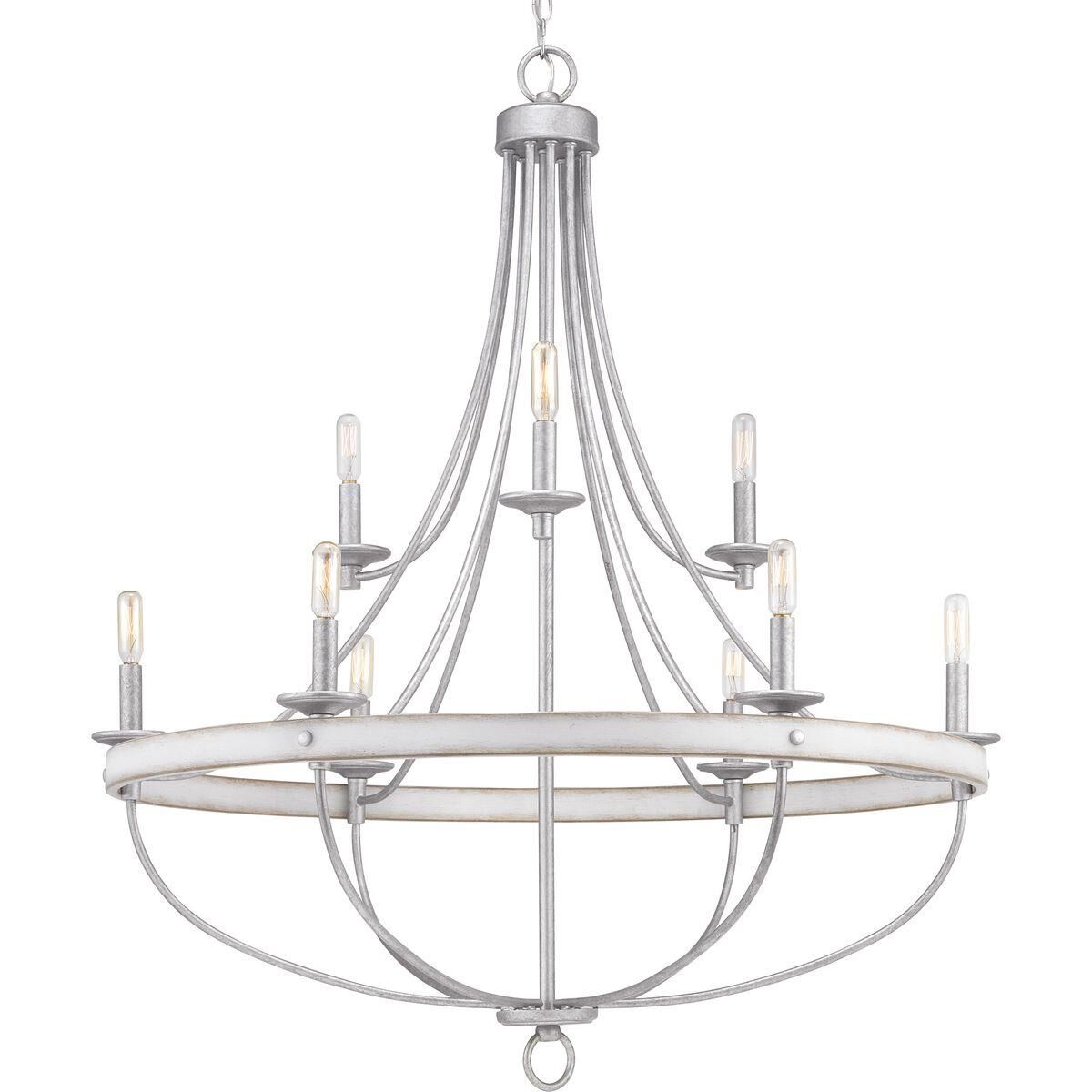 Gulliver 35 Inch 9 Light Chandelier by Progress Lighting