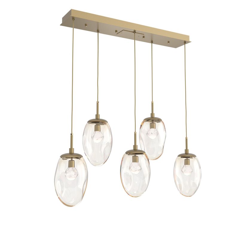 Meteo 42 Inch 5 Light LED Multi Light Pendant by Hammerton Studio