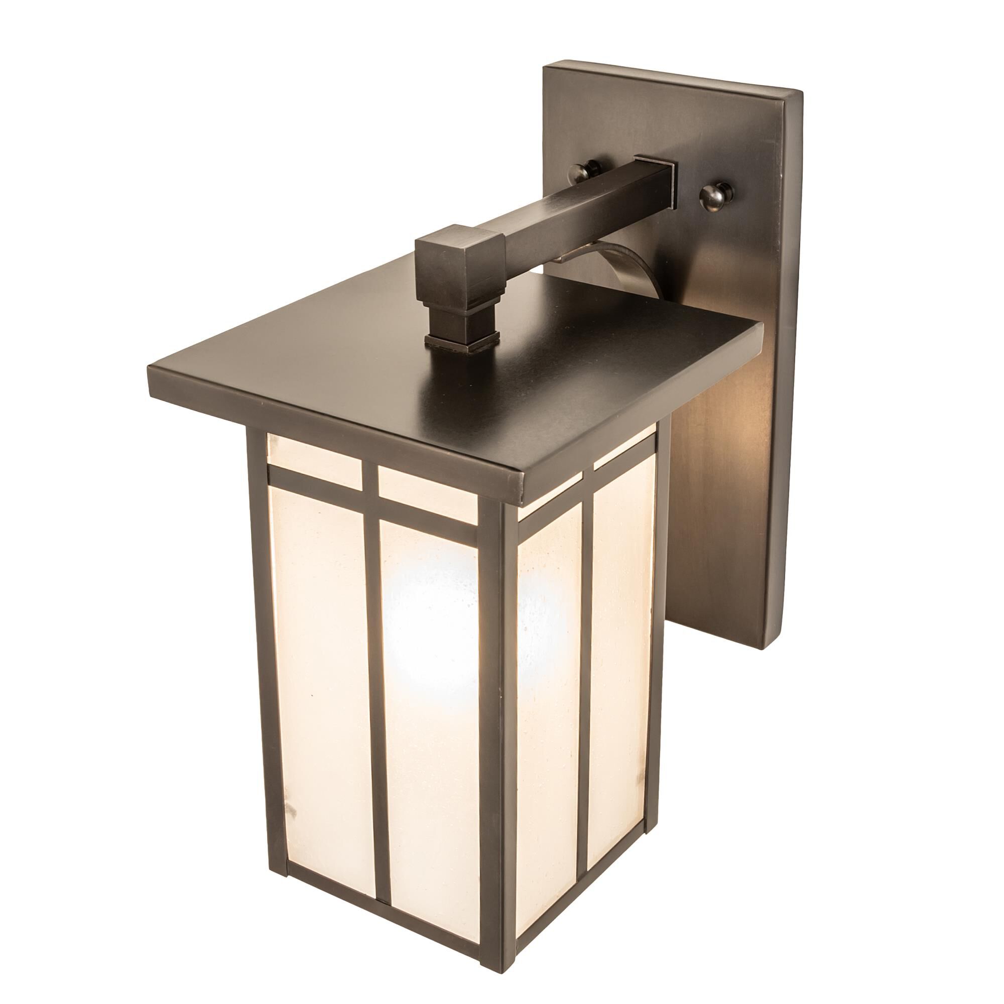 Meyda Lighting Hyde Park 12 Inch Tall Outdoor Wall Light