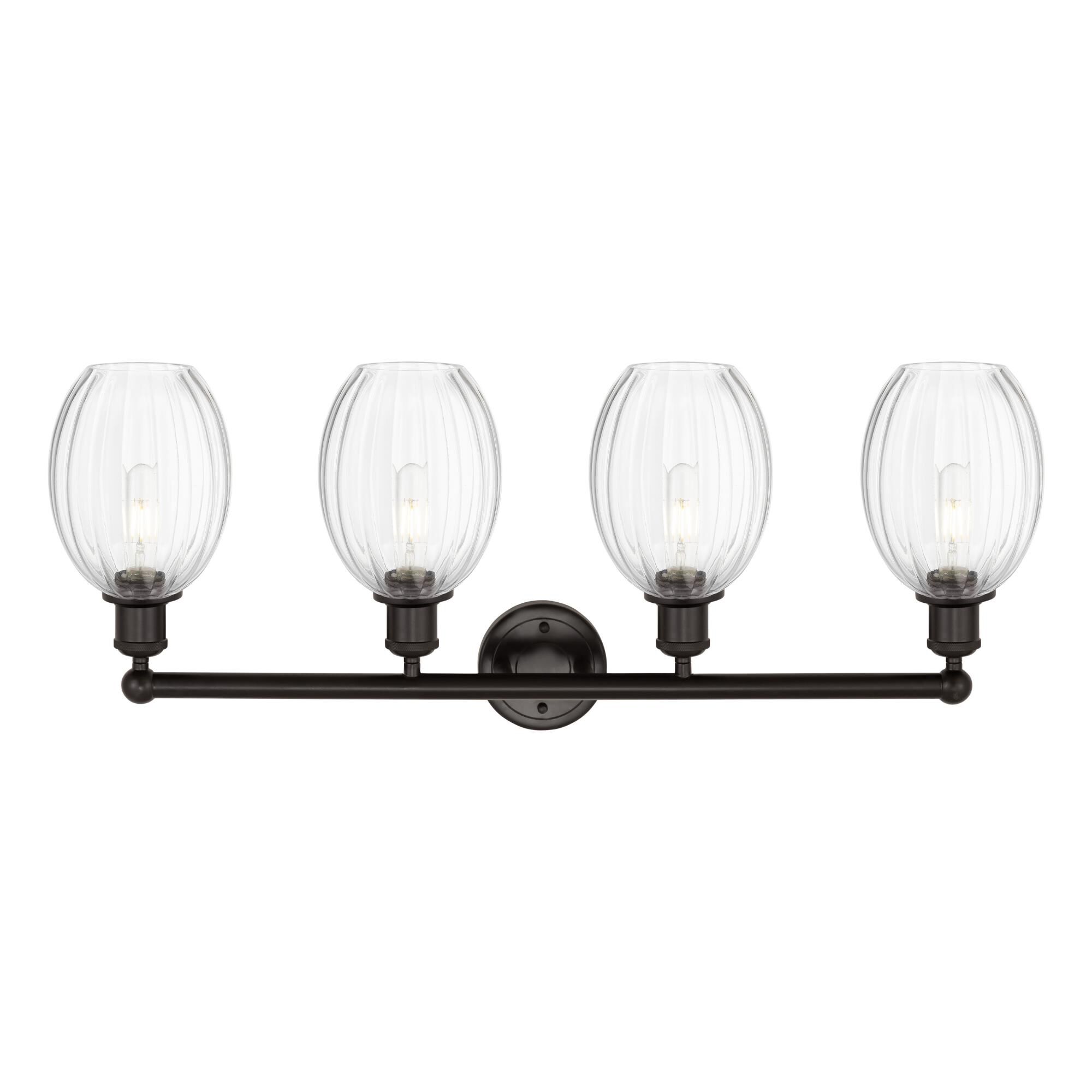 Shown in Oil Rubbed Bronze finish and Clear glass