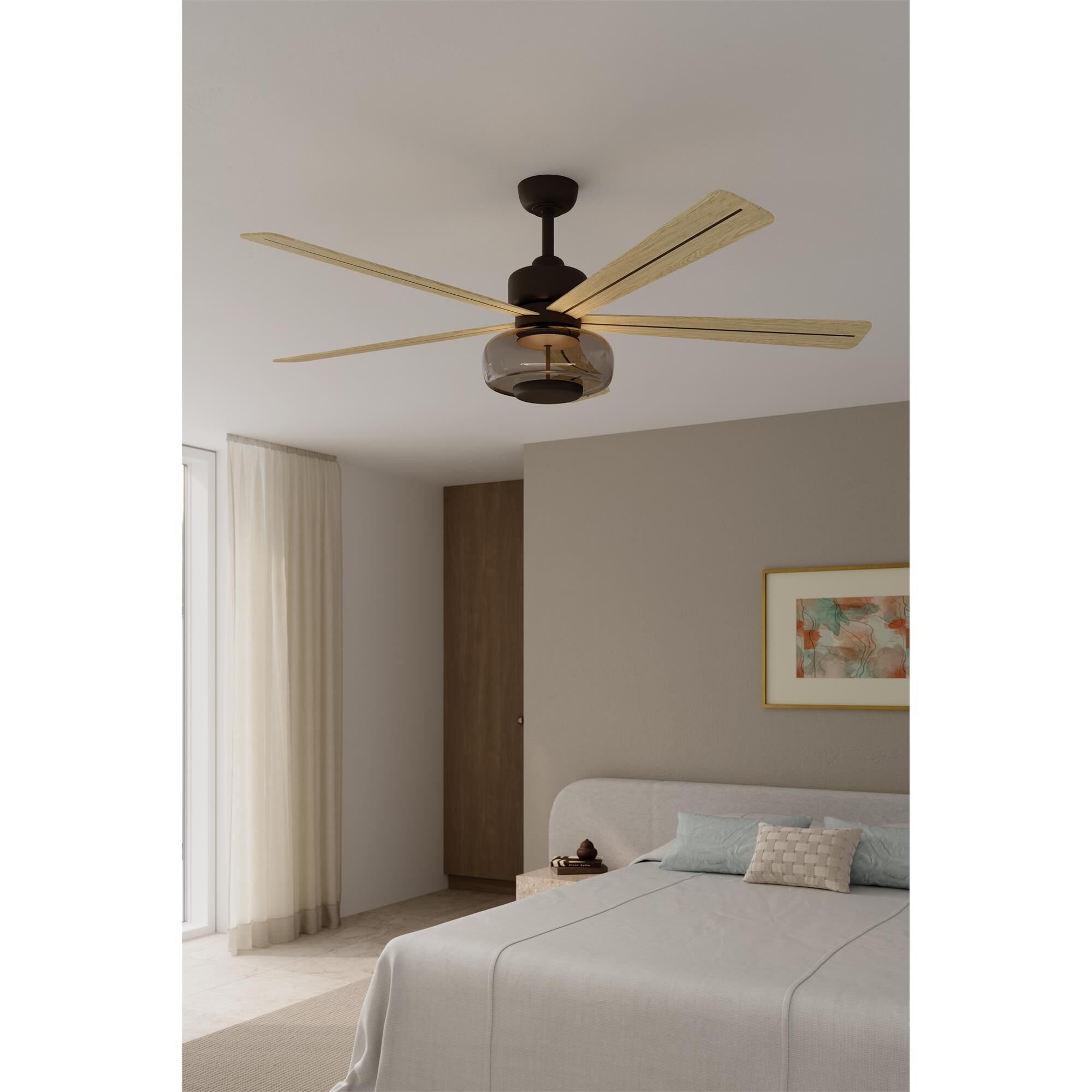 Shown in Dark Bronze finish and Brown Smoked glass