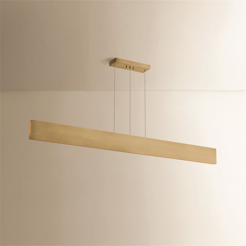 Maxwell Large Linear Chandelier by Sonneman