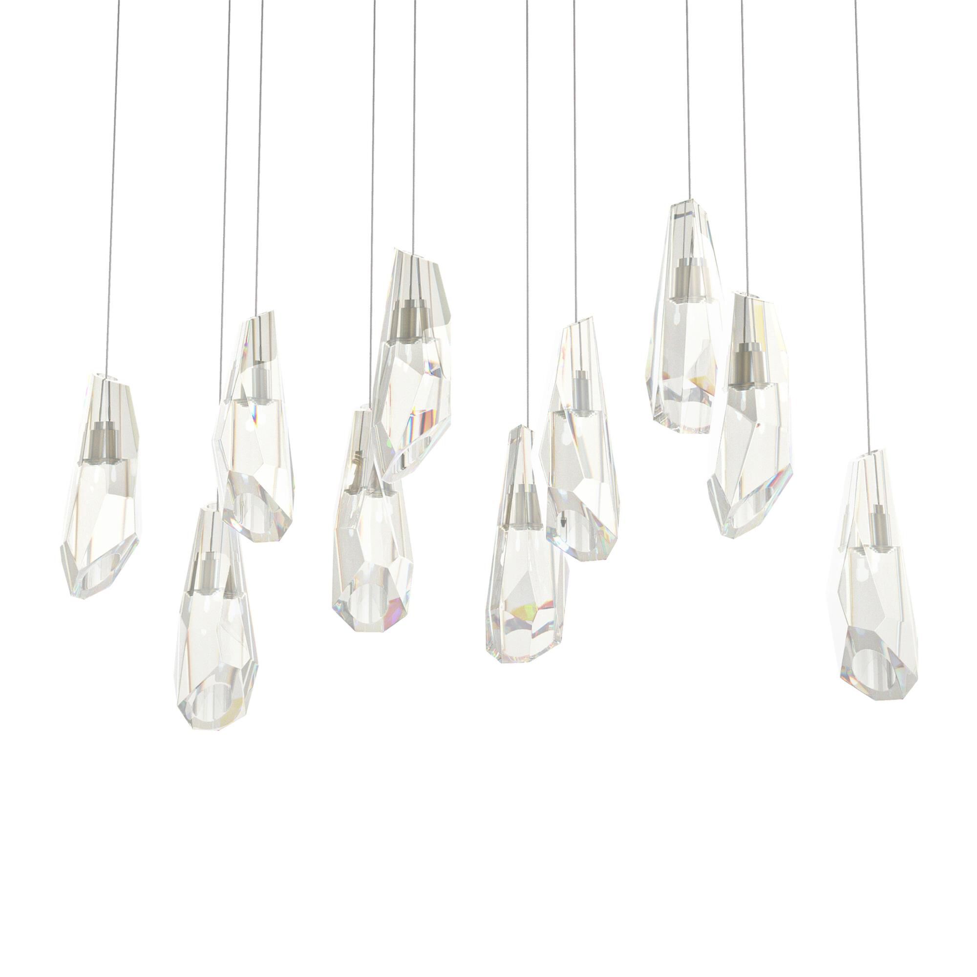 Shown in Modern Brass finish and Crystal accent