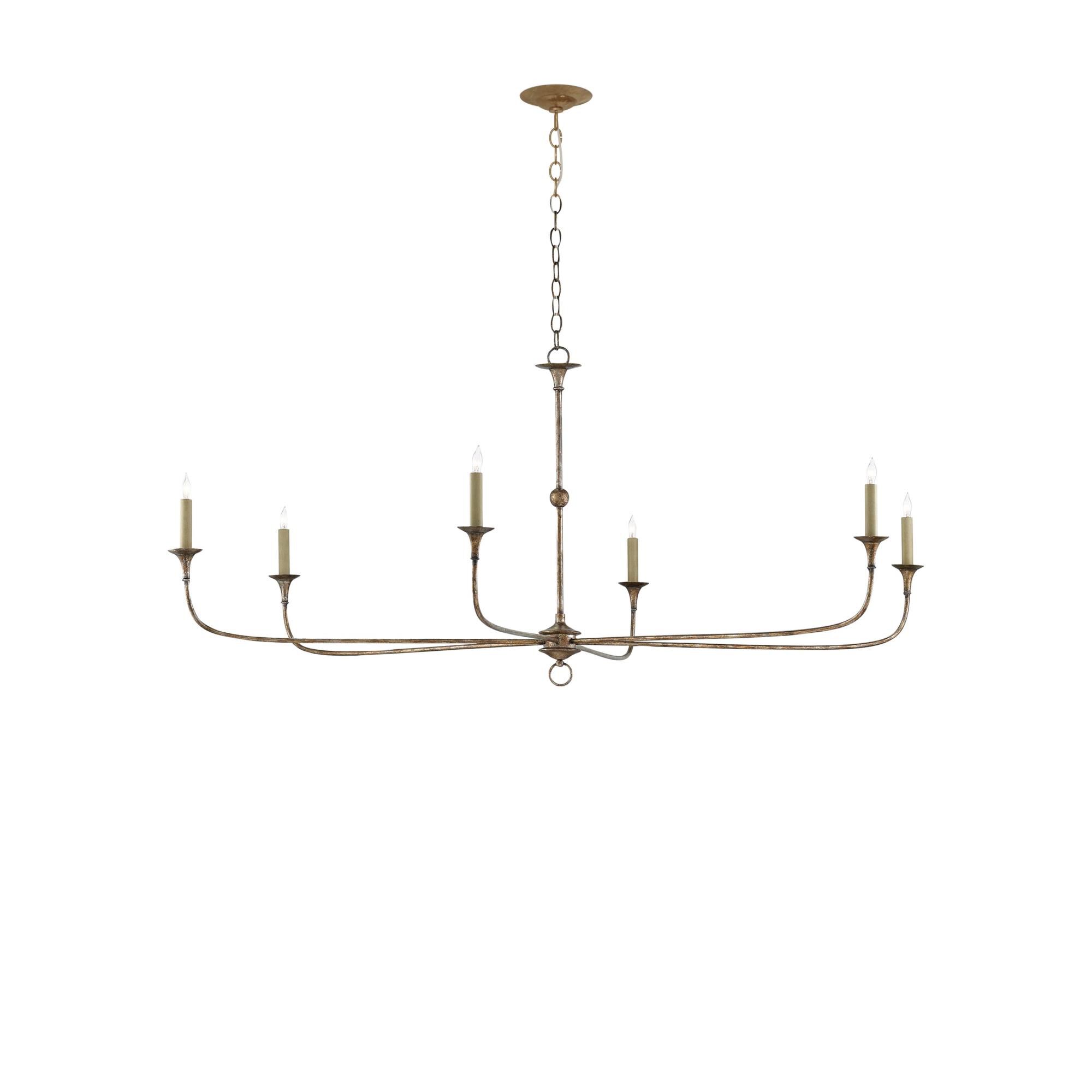 Nottaway Chandelier by Currey and Company