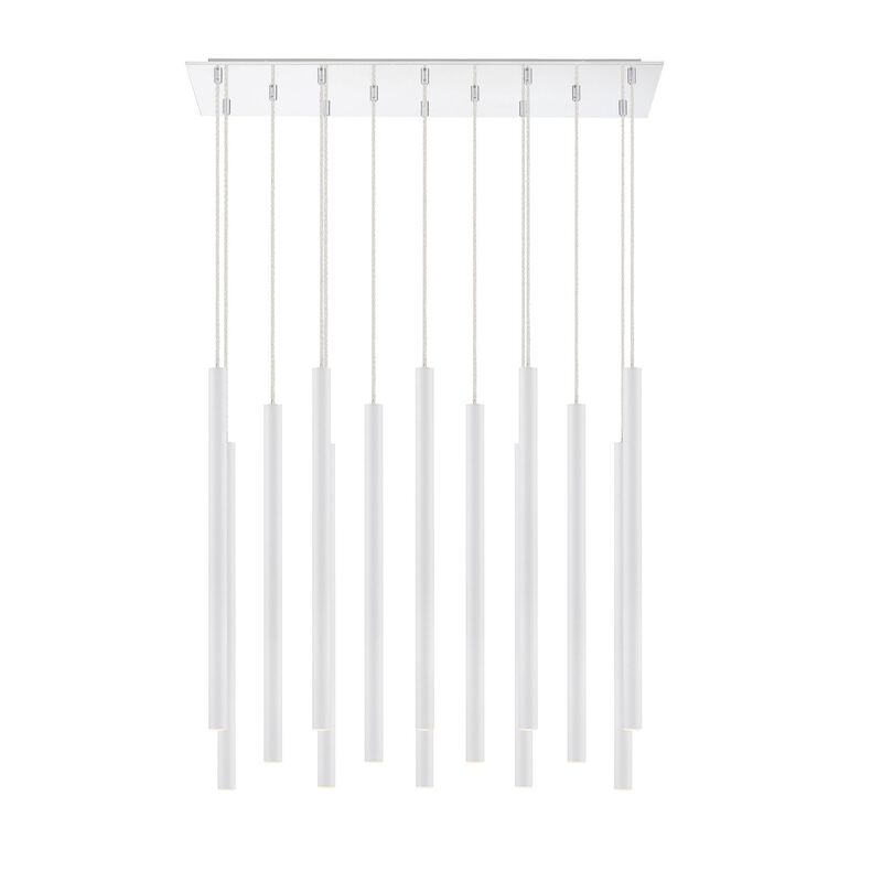 Forest 32 Inch 14 Light LED Linear Suspension Light by Z-Lite