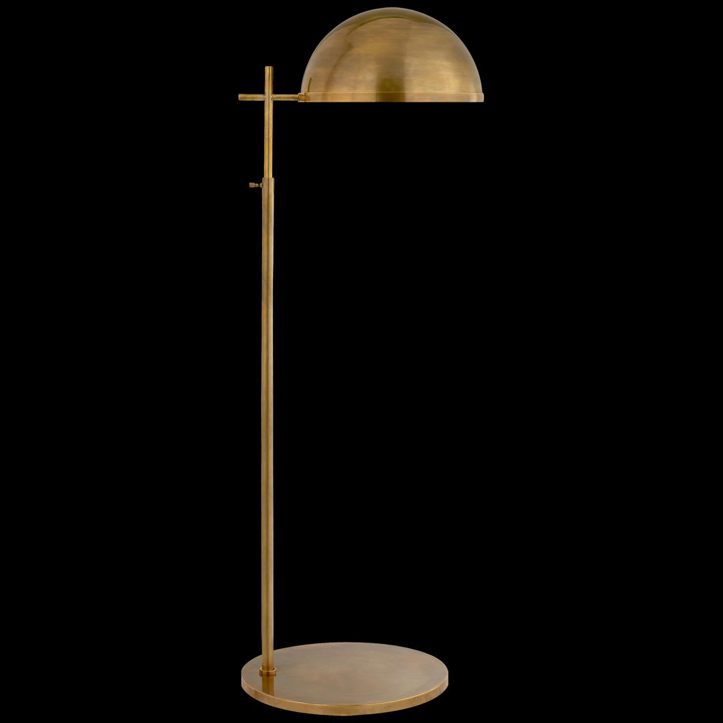 Shown in Antique-Burnished Brass finish and No Glass  glass and Antique Burnished Brass Antique Brass shade