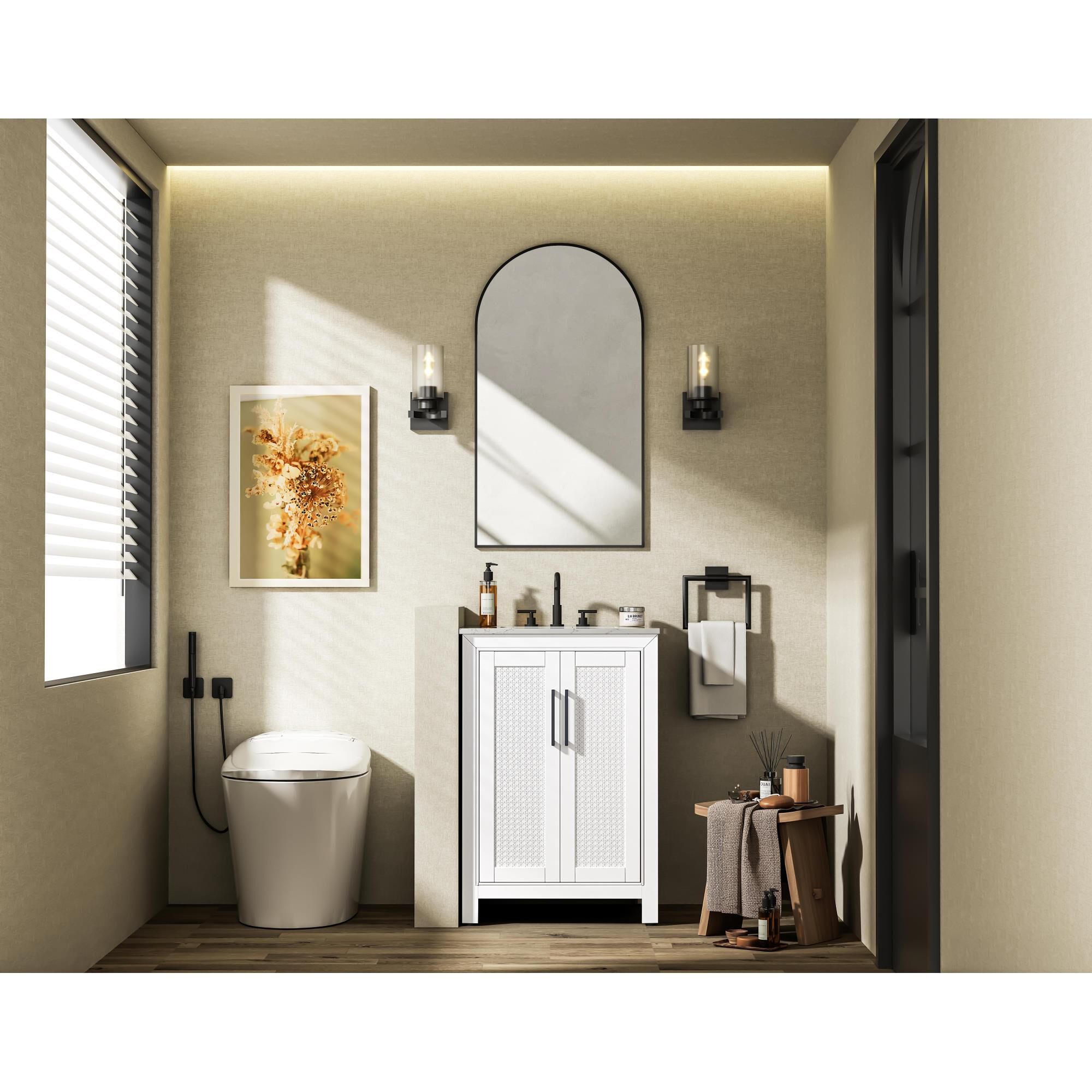 Alina 24 Inch Bath Vanity by Elegant Dcor