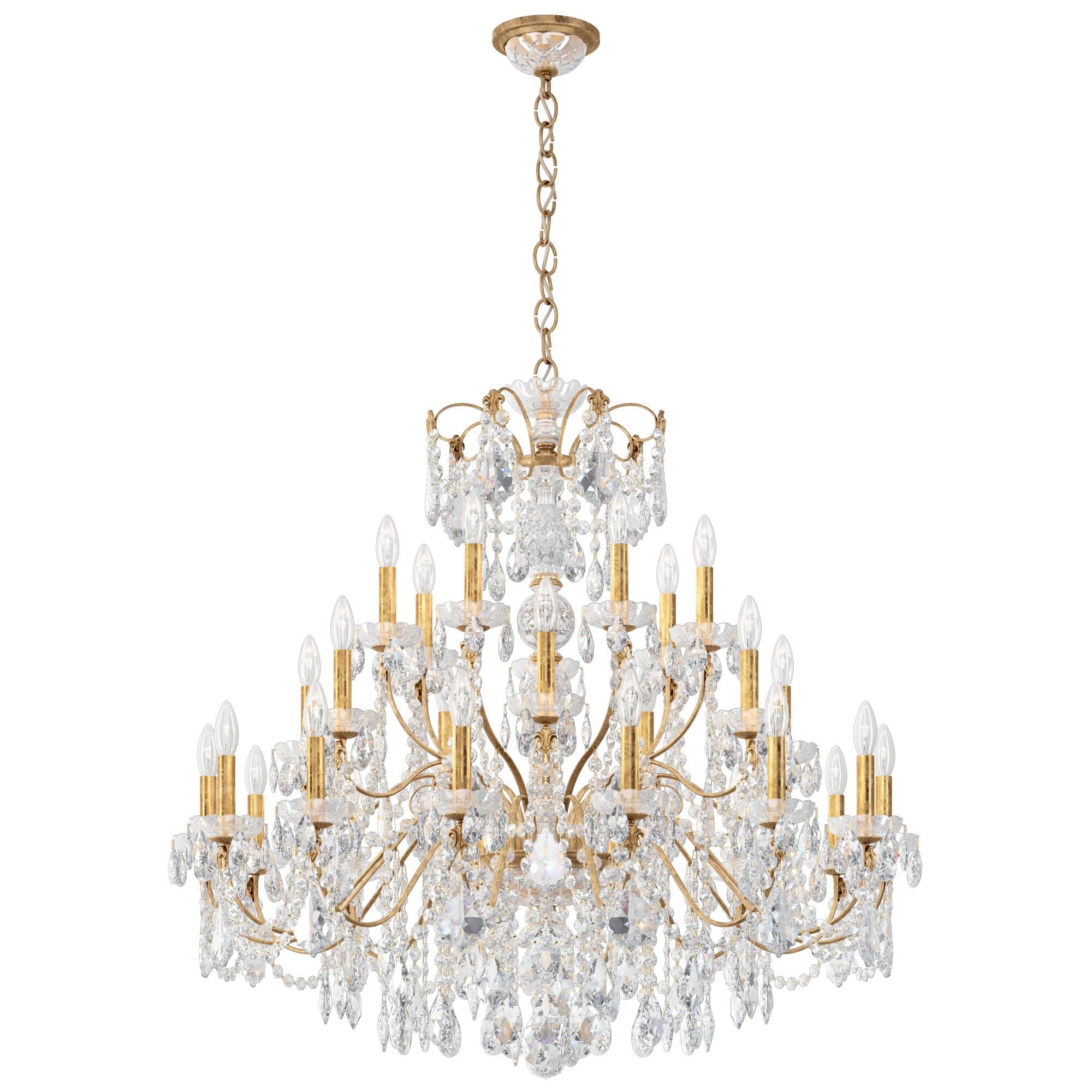Century 42 Inch 28 Light Chandelier by Schonbek