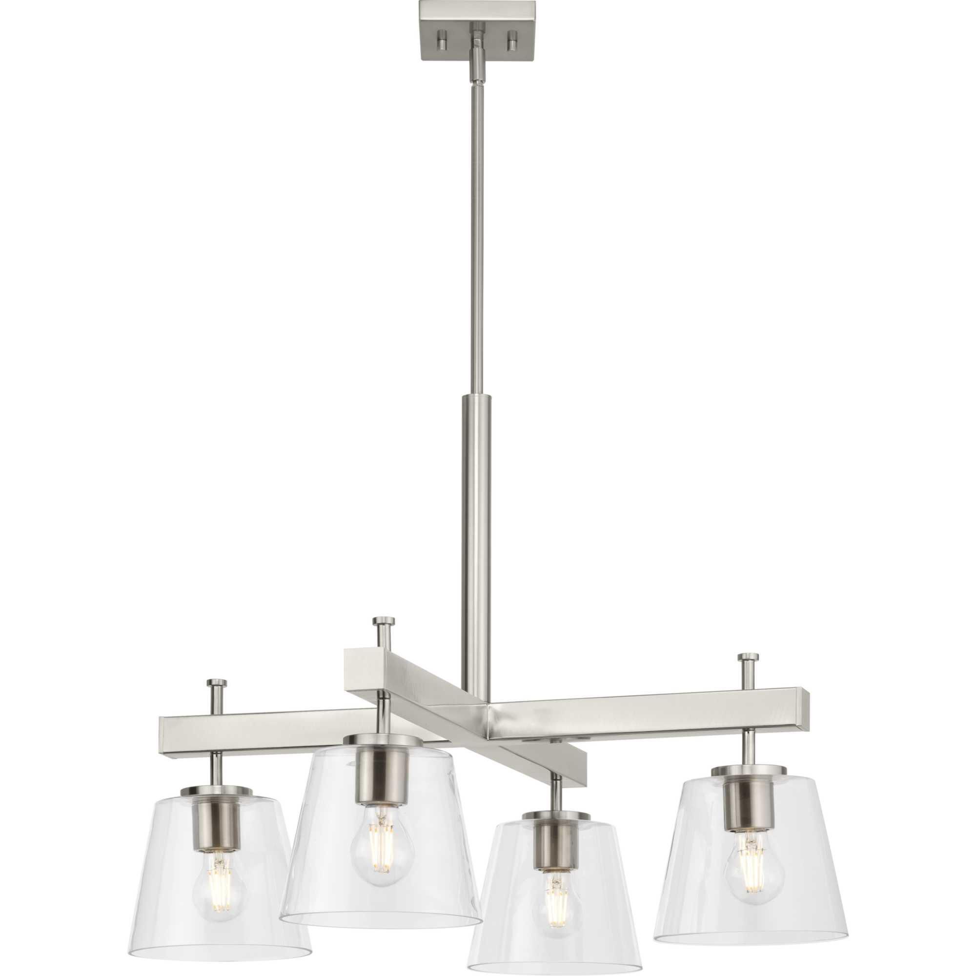 Saffert 29 Inch 4 Light Chandelier by Progress Lighting