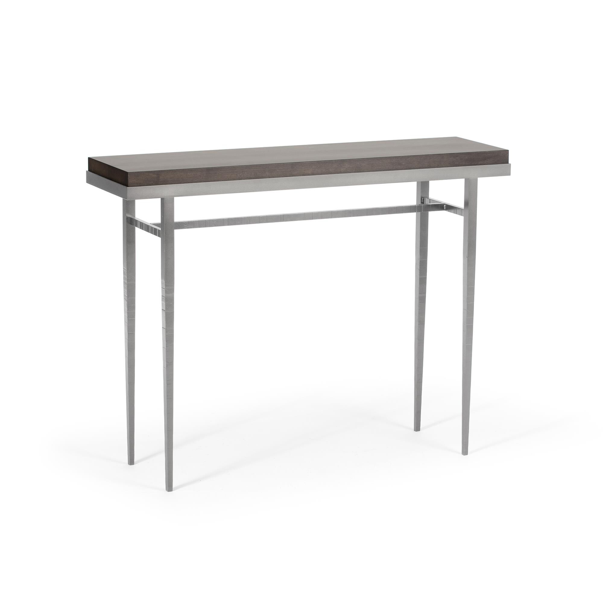 Shown in Vintage Platinum finish and Maple Espresso accent