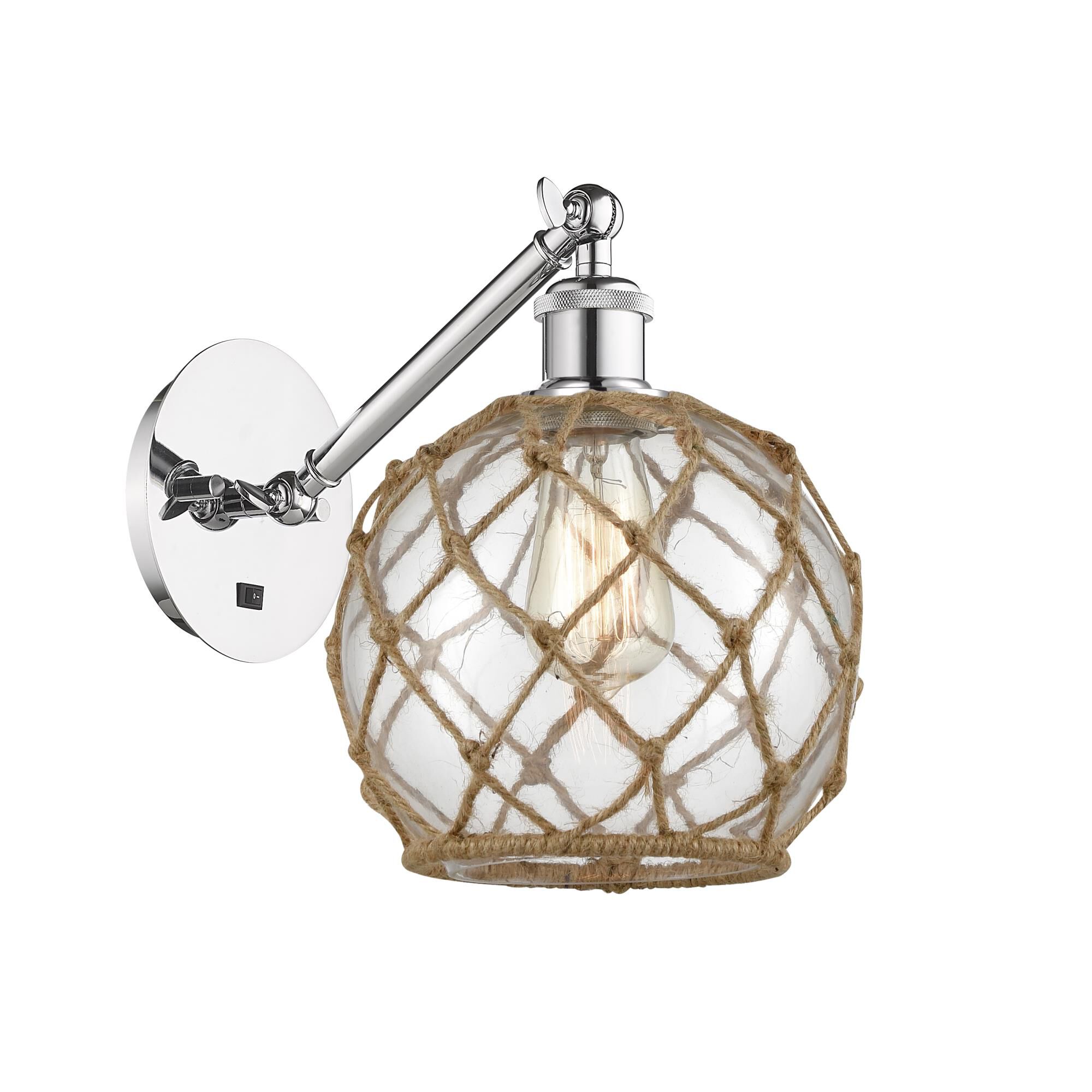 Bruno Marashlian Farmhouse Rope 14 Inch Wall Sconce by Innovations Lighting