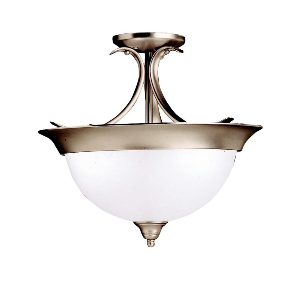 Hastings 15 Inch 3 Light Semi Flush Mount by Kichler Lighting