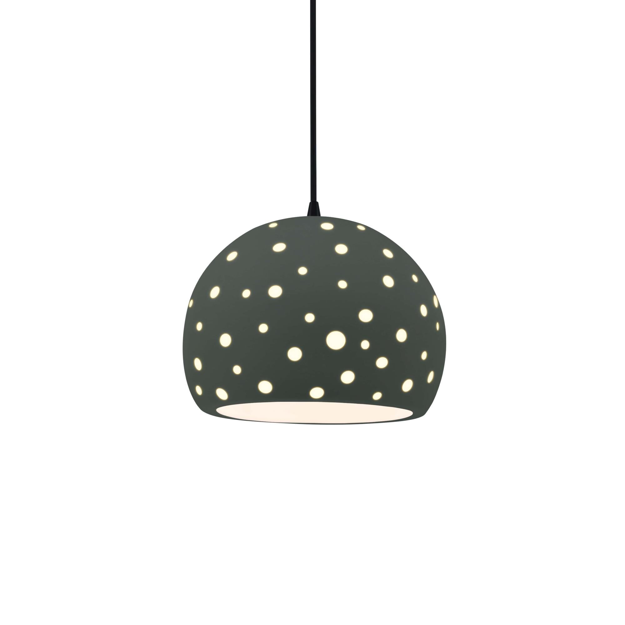 Perforated Globe 7 Inch Mini Pendant by Justice Design Group