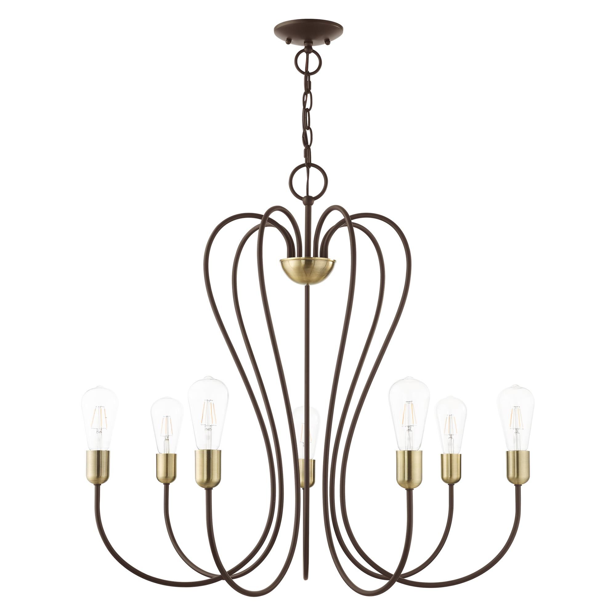 Lucerne 7 Light Chandelier by Livex Lighting