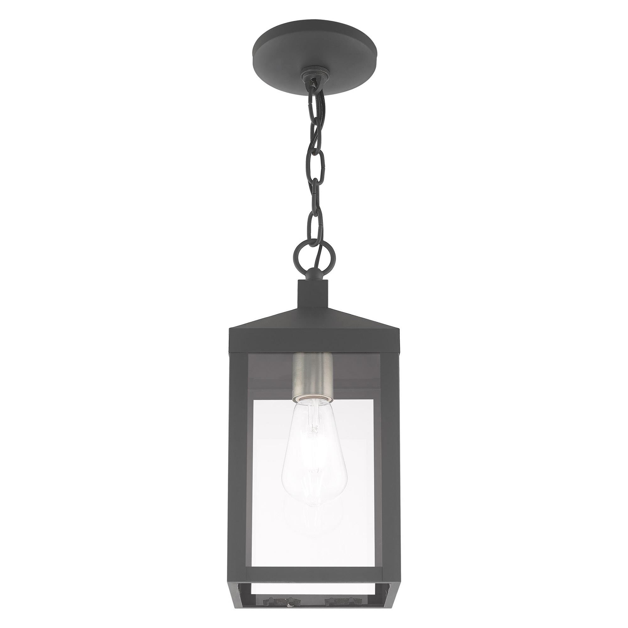 Livex Lighting Nyack 14 Inch Tall Outdoor Hanging Lantern