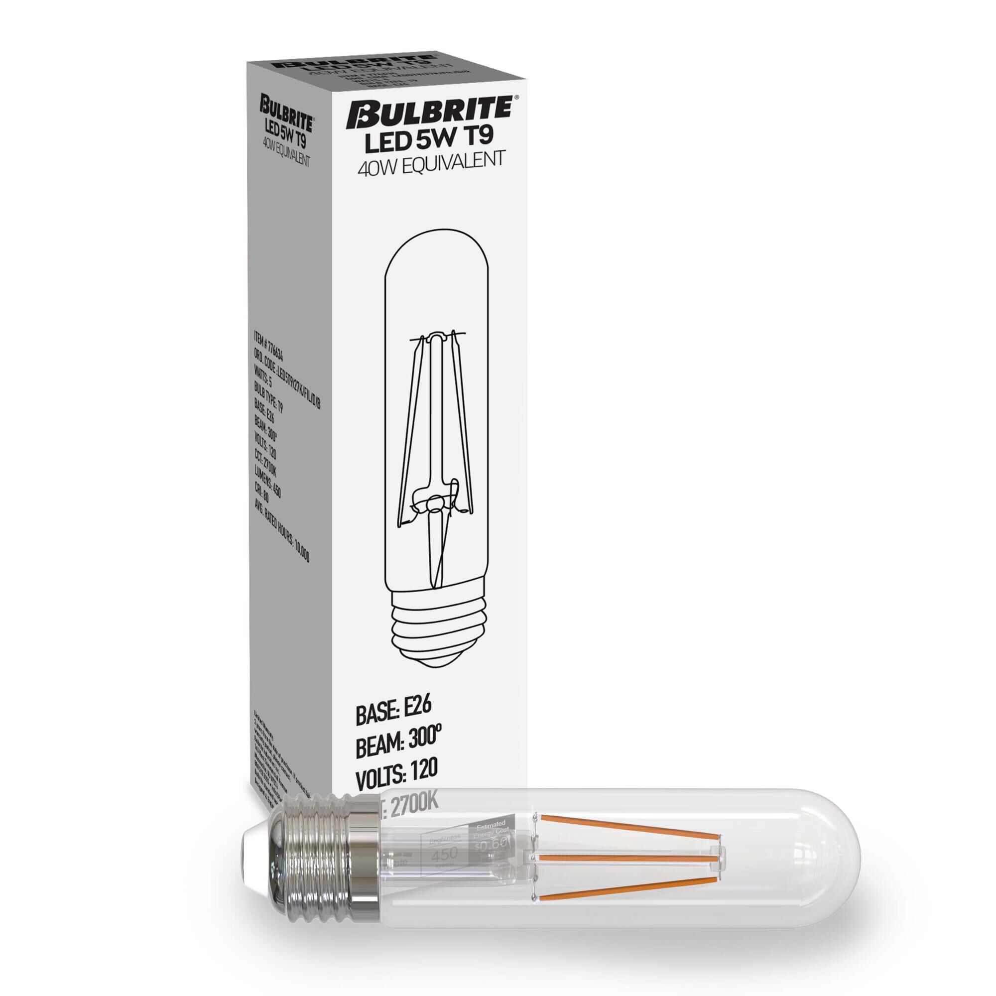 Dimmable 5 Watt 2700K T9 LED Light Bulb by Bulbrite