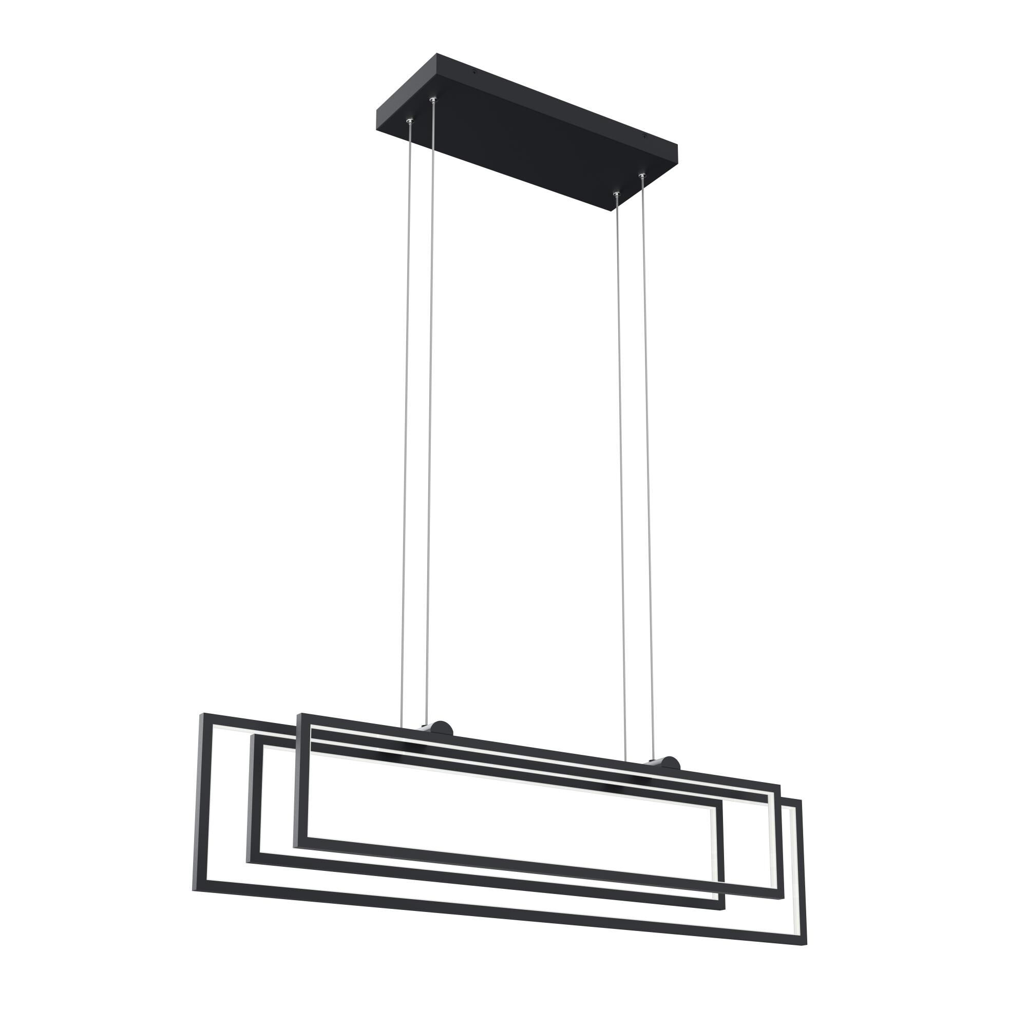 Jestin 38 Inch 3 Light LED Linear Suspension Light by Elan Lighting