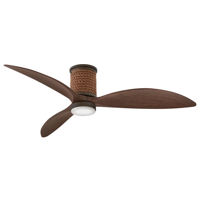 Marin 60 Inch Flush Mount Fan with Light Kit by Hinkley Fans
