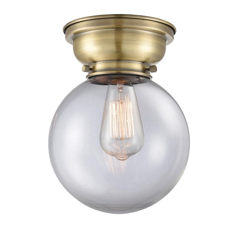 Bruno Marashlian Large Beacon 8 Inch 1 Light Flush Mount by Innovations Lighting
