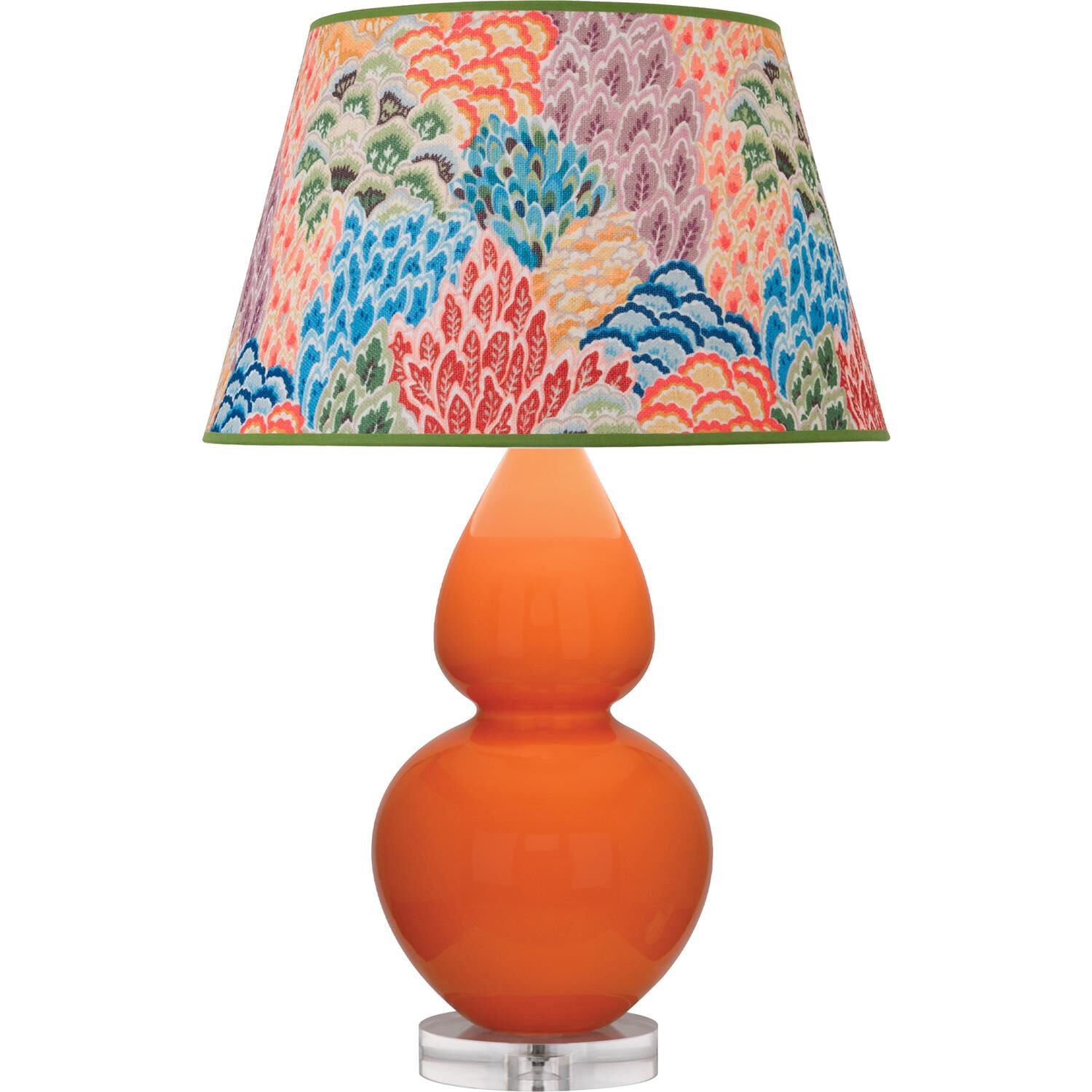 Double Gourd 31 Inch Table Lamp by Robert Abbey