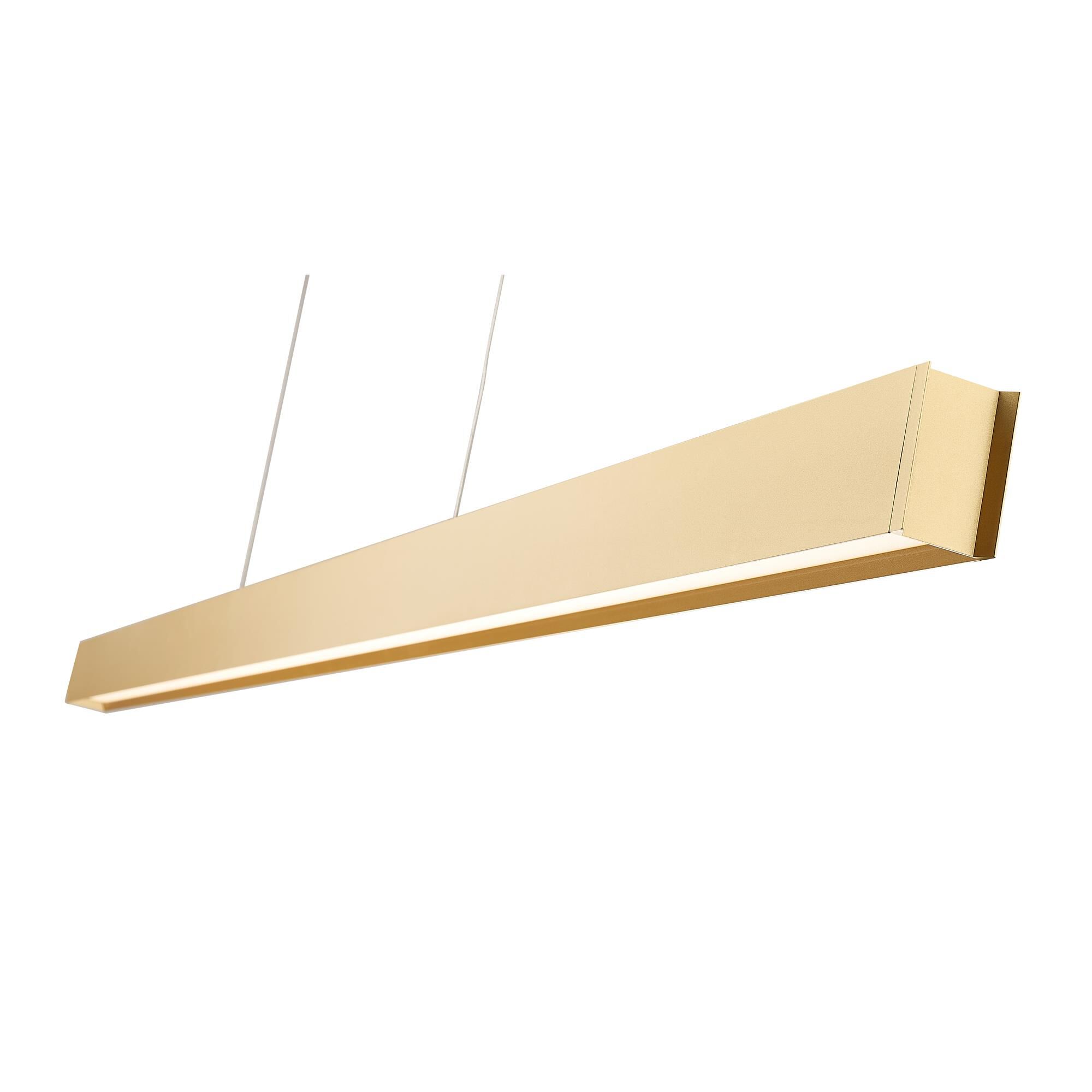 Shown in Gold finish and Frosted glass