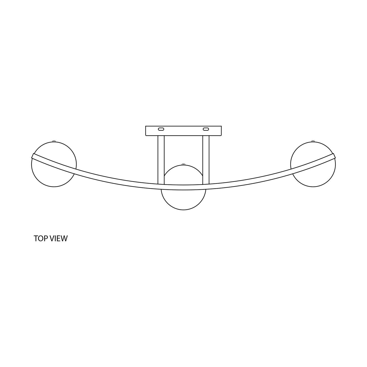 Puck 24 Inch 3 Light LED Bath Vanity Light by Justice Design Group