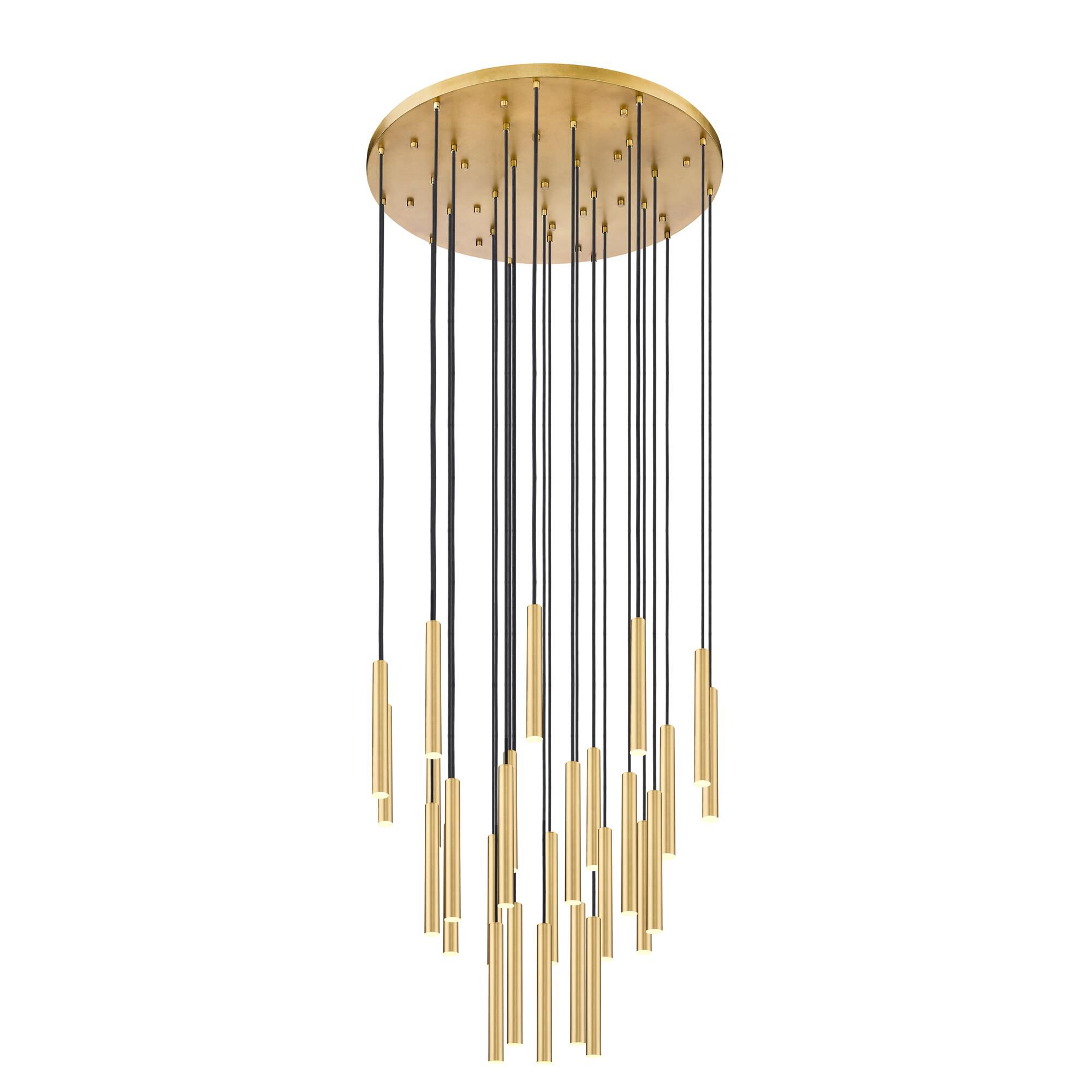 Shown in Modern Gold finish and Modern Gold glass and Modern Gold shade