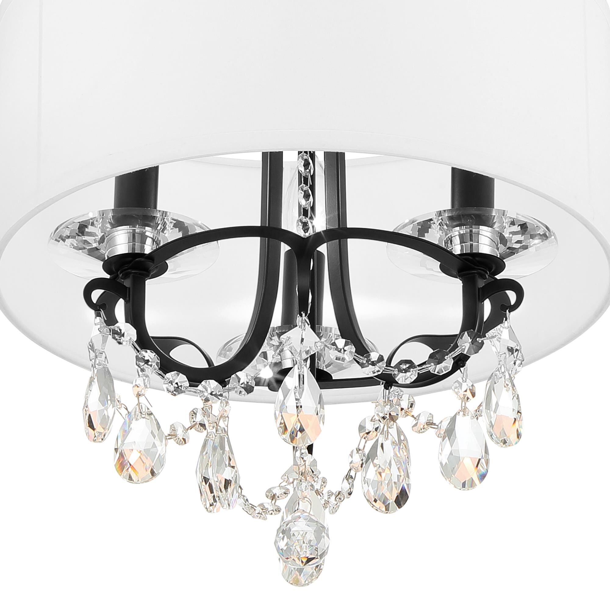 Othello 14 Inch 3 Light Mini Chandelier by Crystorama