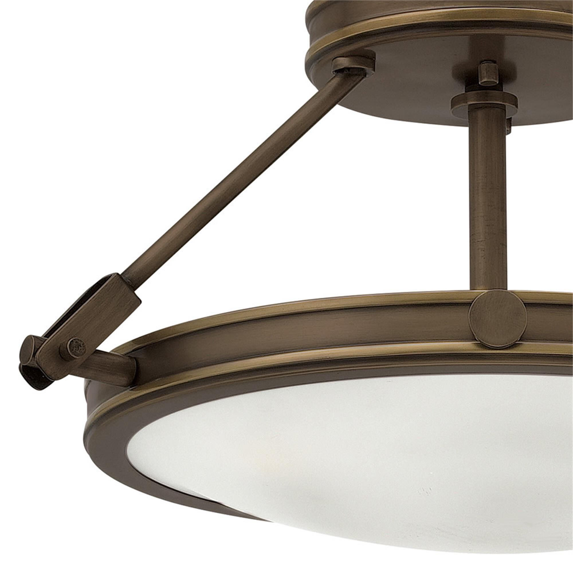 Collier 16 Inch Semi Flush Mount,