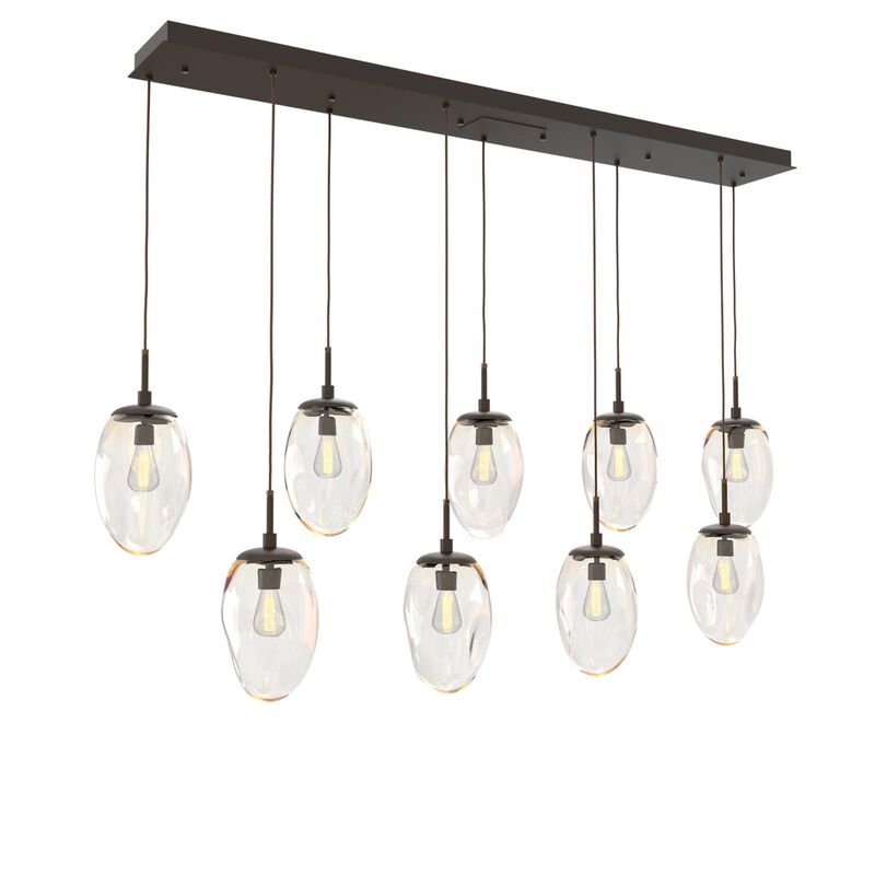 Levi Wilson Nebula 68 Inch 9 Light Linear Suspension Light by Hammerton Studio