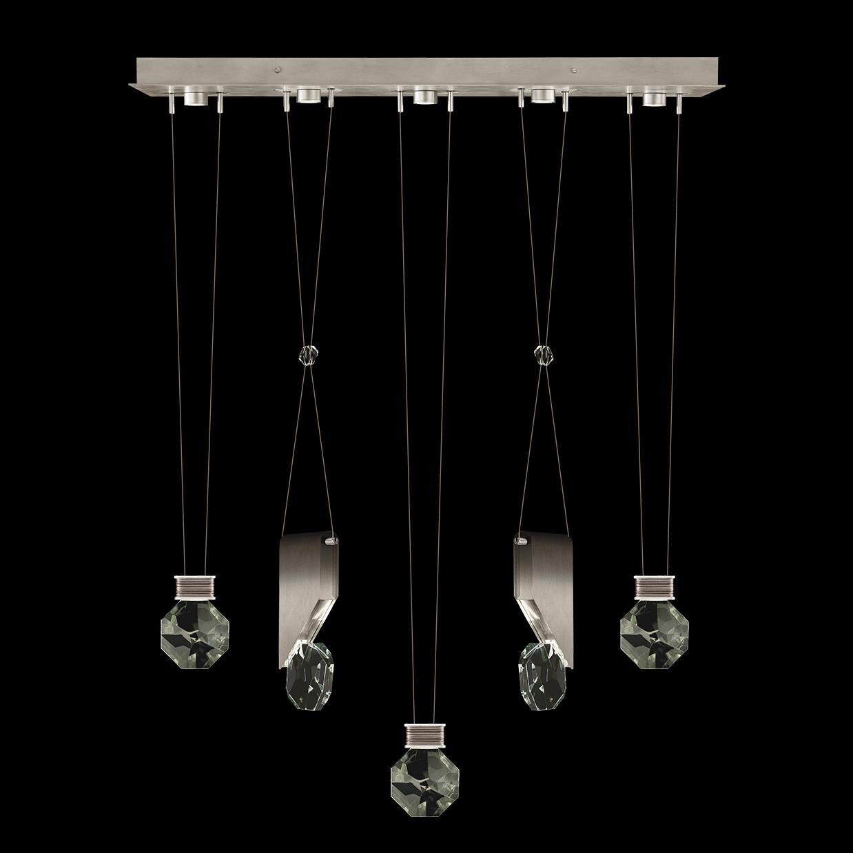 Shown with True crystal and False glass