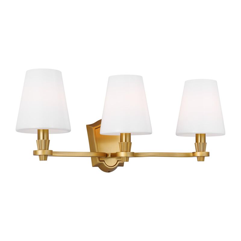 Alexa Hampton Paisley 23 Inch 3 Light Bath Vanity Light by Visual Comfort Studio