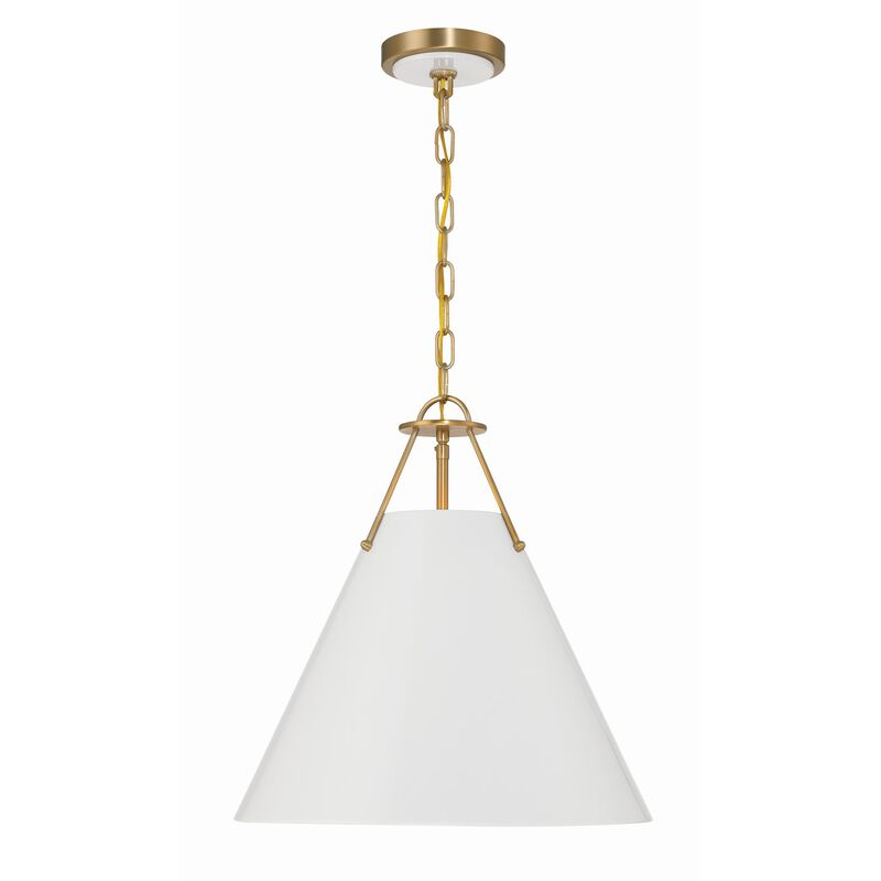 Xavier Small Pendant Light by Crystorama