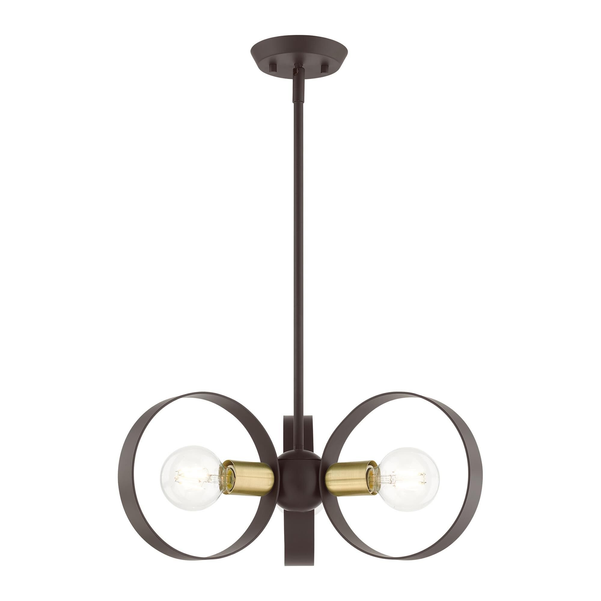 Modesto 3 Light Mini Chandelier by Livex Lighting