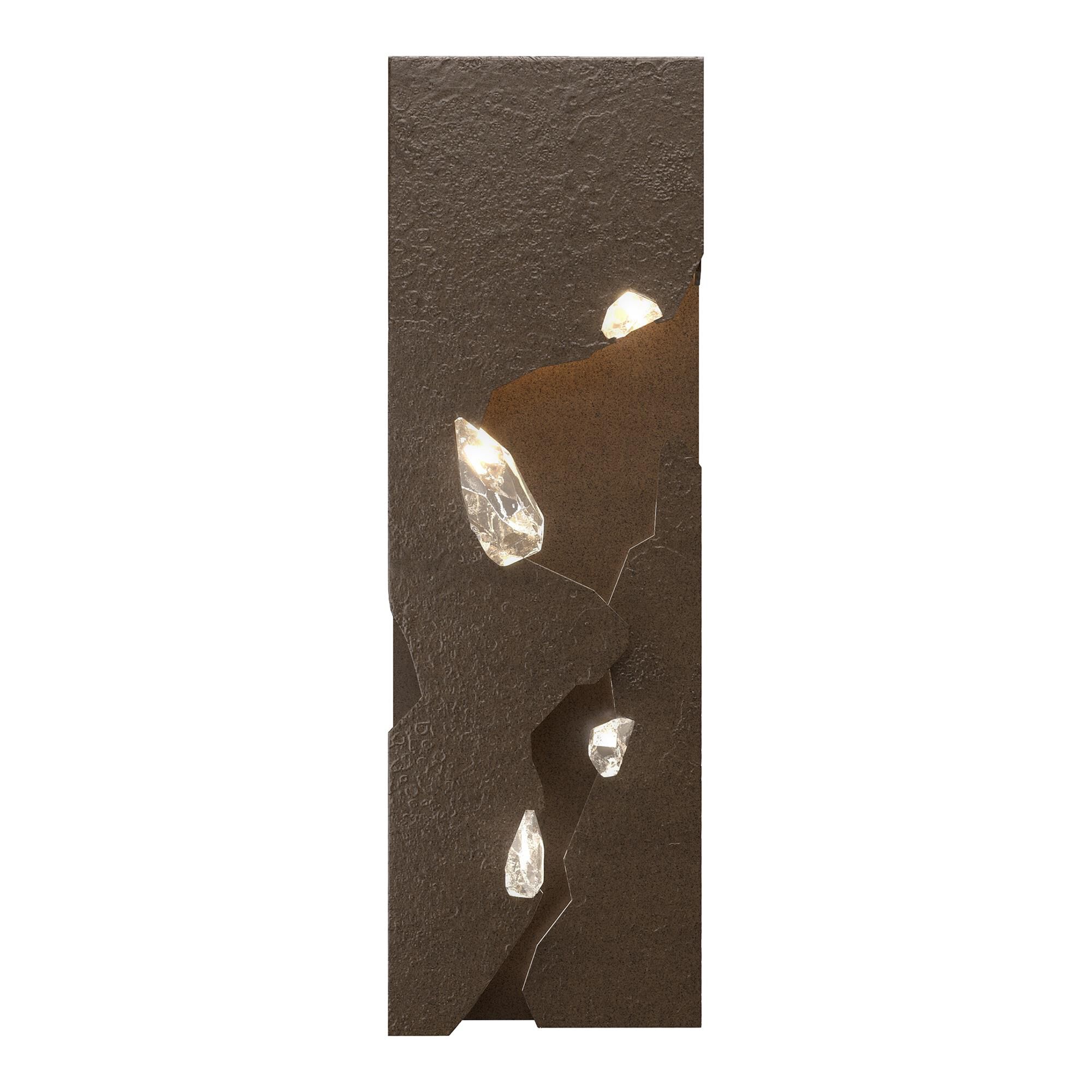 Shown in Bronze finish and Swarovski crystal and Bronze glass and Crystal accent