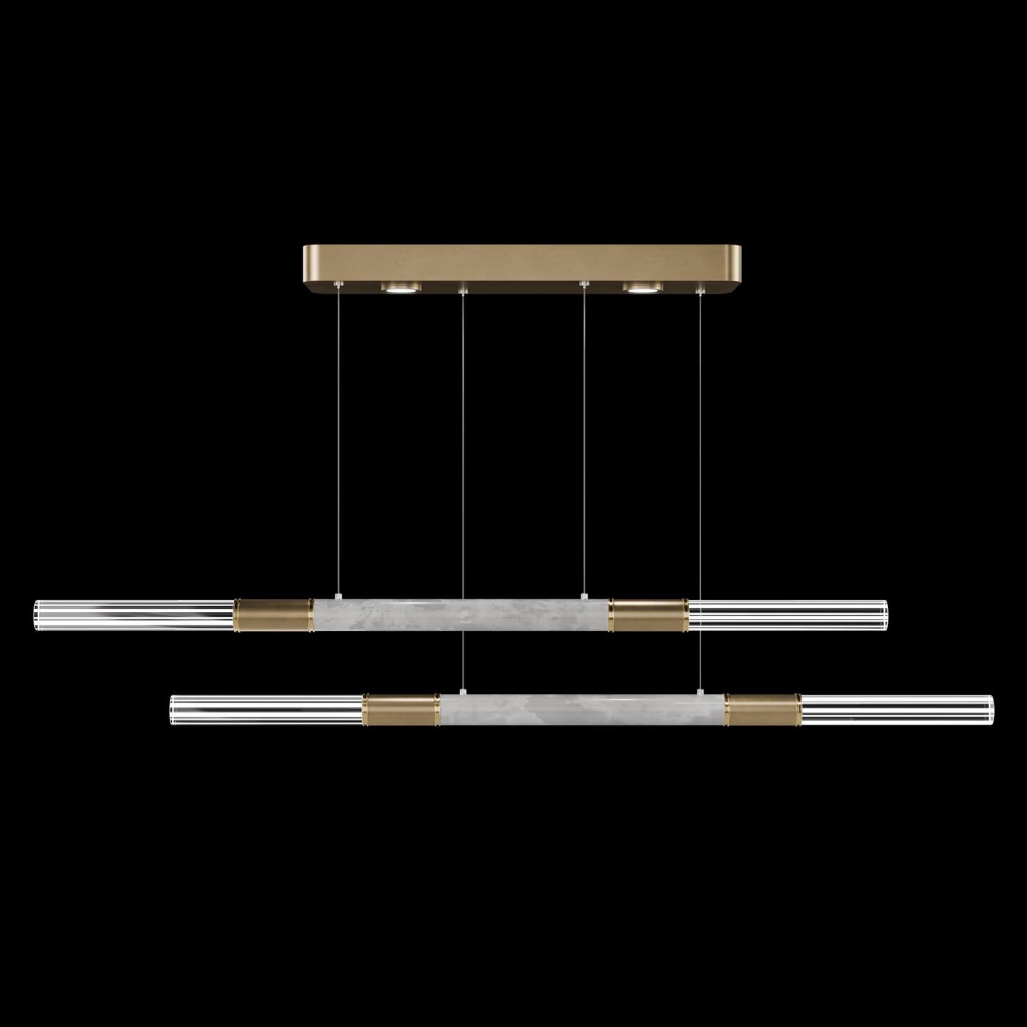 Antonia 71 Inch Linear Suspension Light by Fine Art Handcrafted Lighting