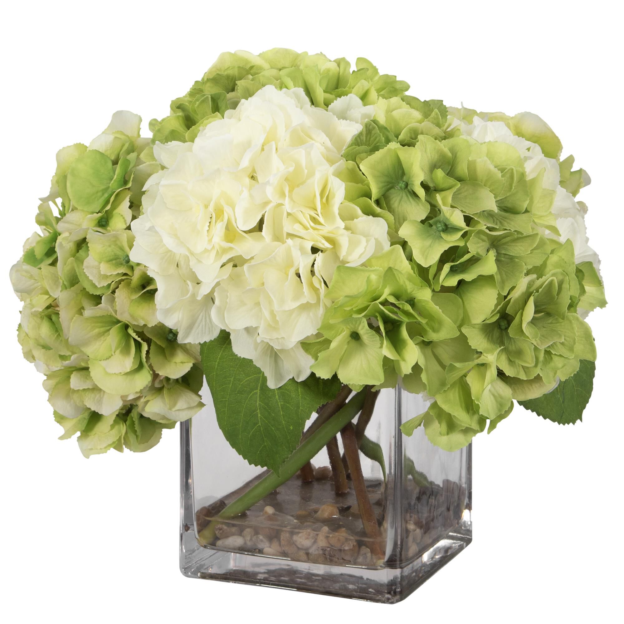 Shown in Filled With Large Summertime Blooms, The Savannah Bouquet Shows Off A Variety Of White And Limelight finish