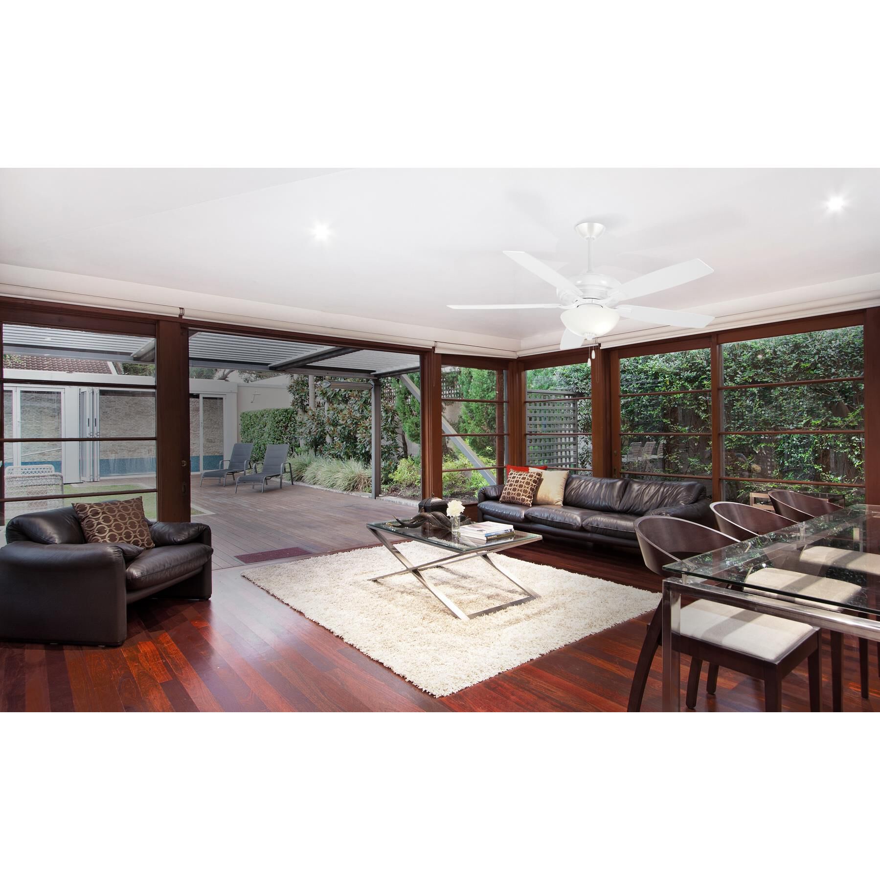 Watt 60 Inch Ceiling Fan with Light Kit by Minka Aire