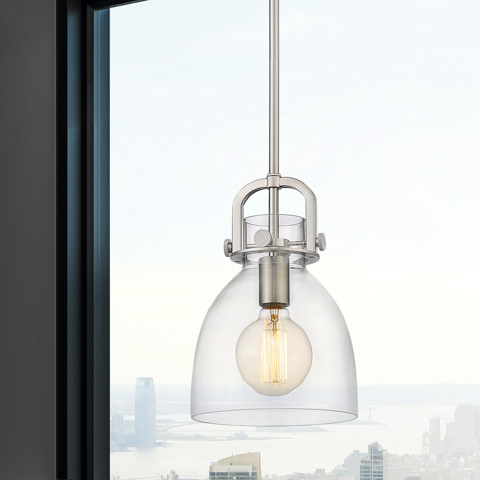 Bruno Marashlian Newton Bell 8 Inch Mini Pendant by Innovations Lighting