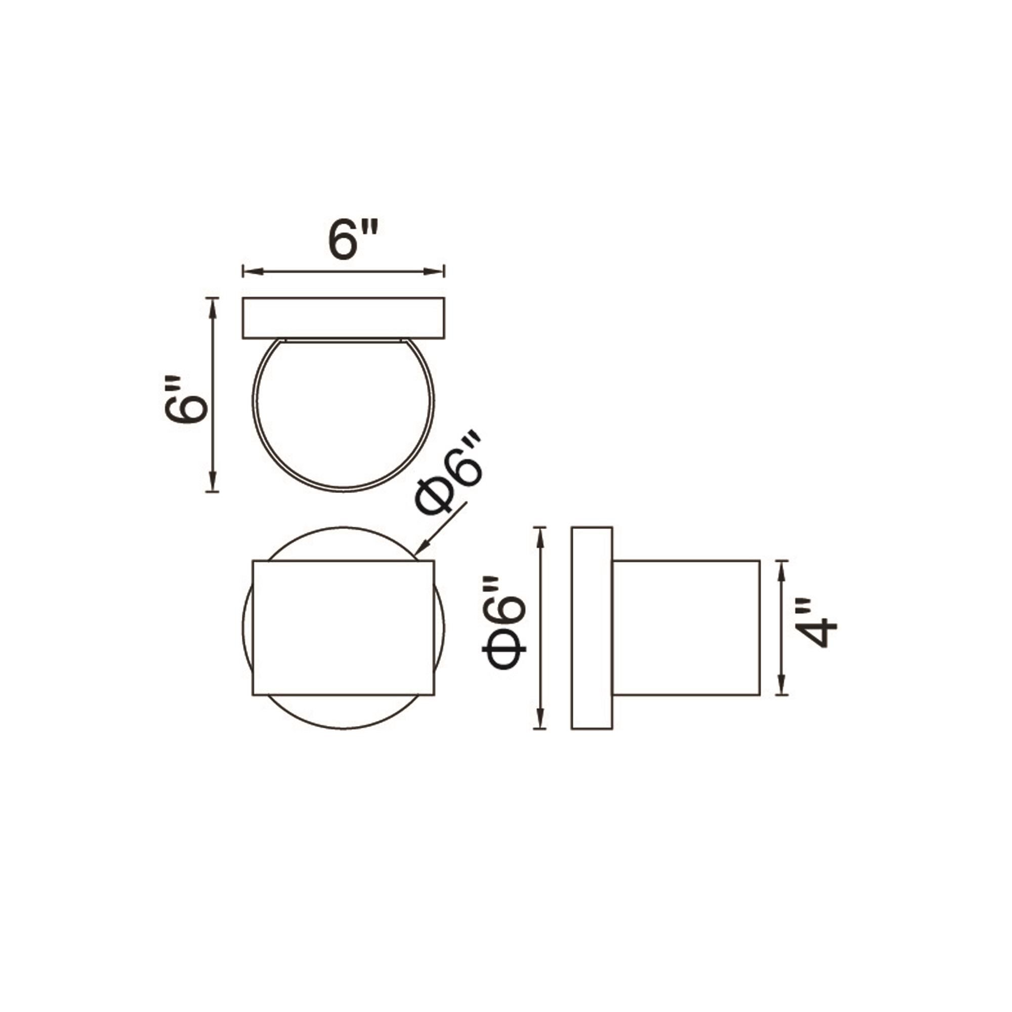 Shown in White finish and White shade