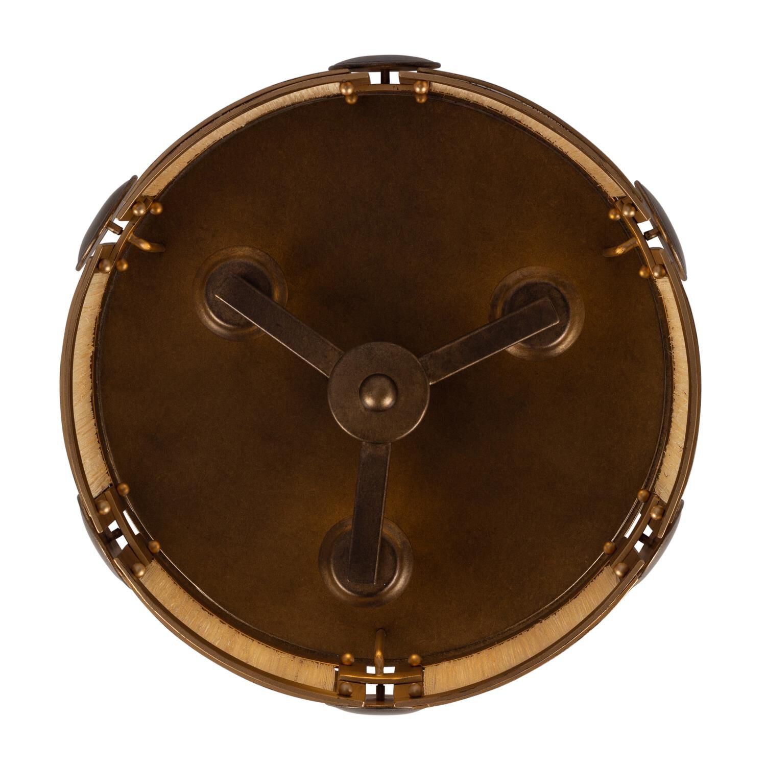 Button 18 Inch Semi Flush Mount by Kalco Lighting