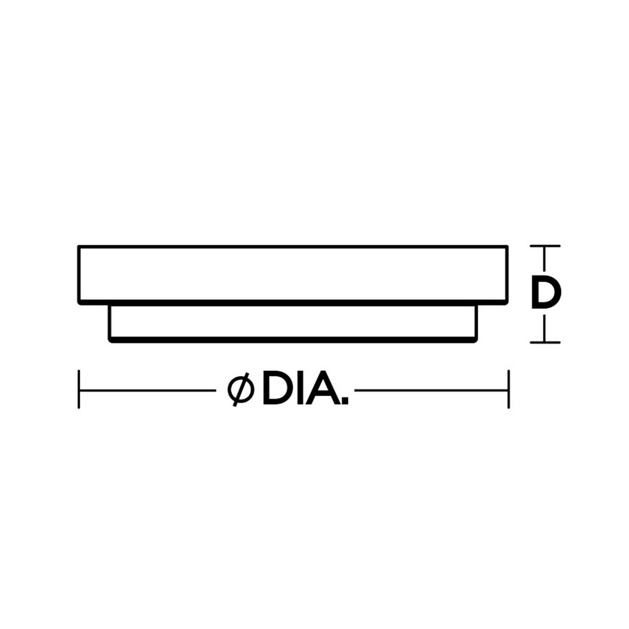 AFX Lighting Elm 9 Inch LED Outdoor Flush Mount