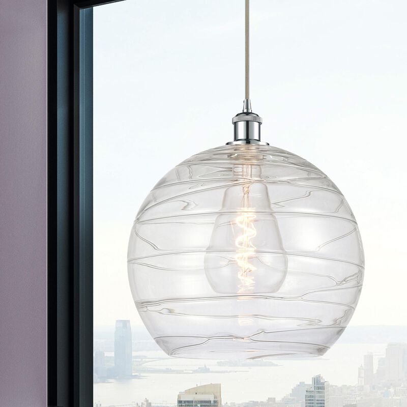 Bruno Marashlian Athens Deco Swirl 14 Inch Large Pendant by Innovations Lighting
