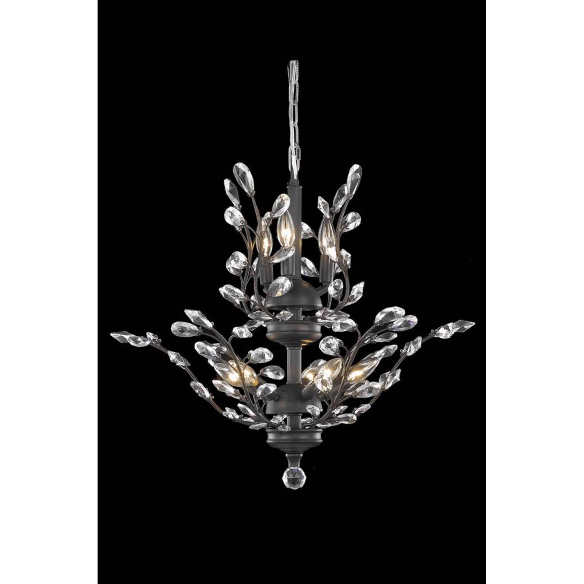Orchid 21 Inch Large Pendant by Elegant Lighting