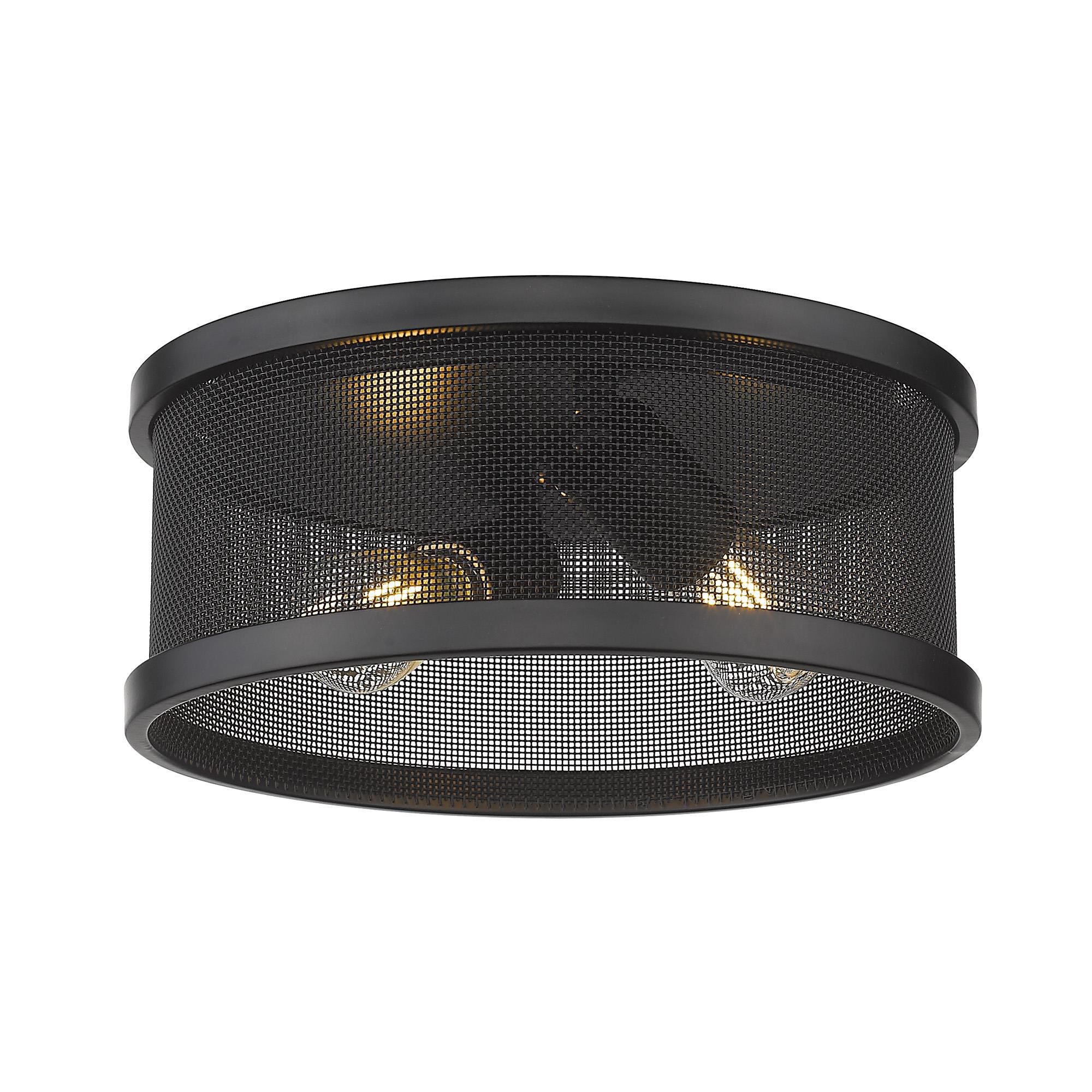 Channing 11 Inch Flush Mount by Golden Lighting