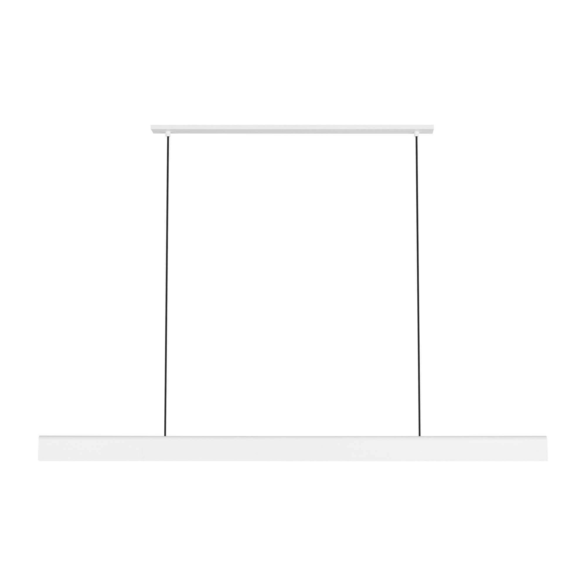 Shown in Matte White finish and Aluminum shade
