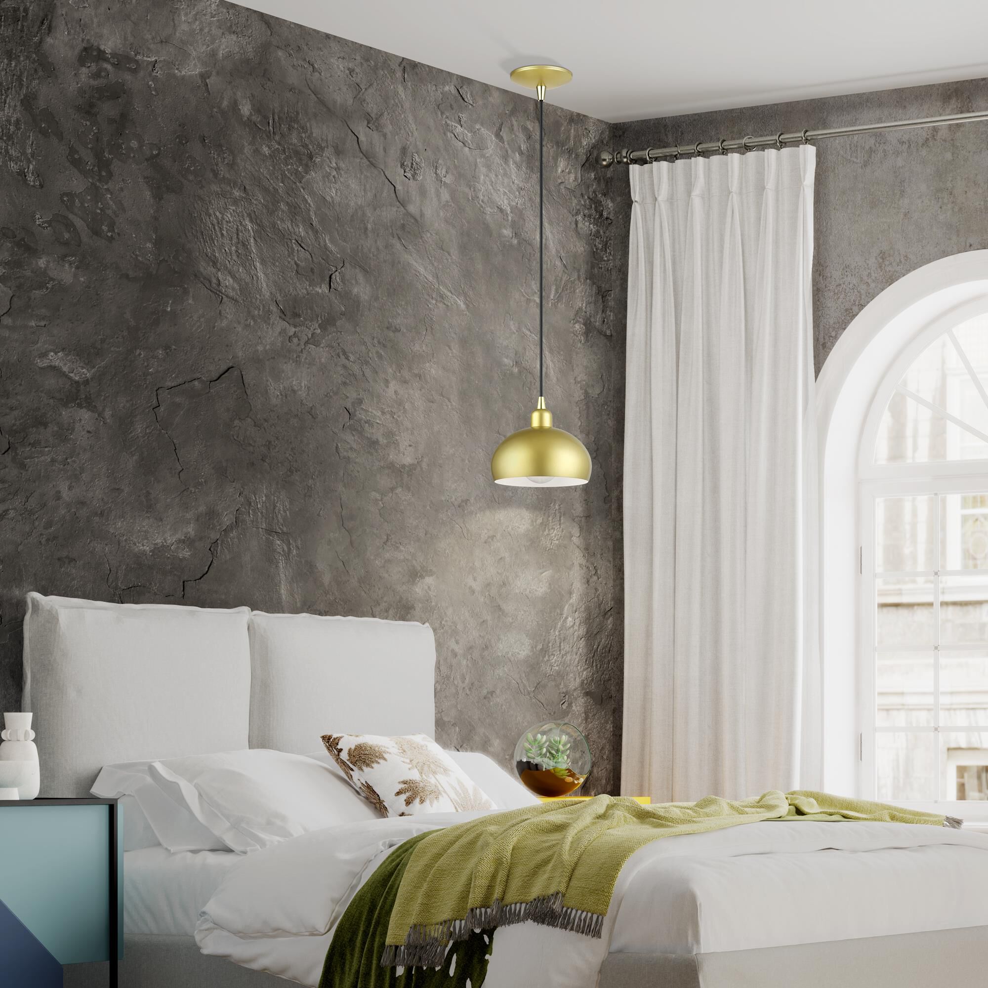 Domma 8 Inch Mini Pendant by Livex Lighting