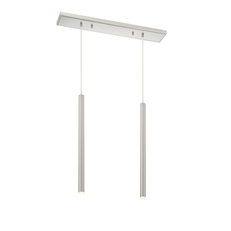 Forest 30 Inch 2 Light LED Linear Suspension Light by Z-Lite