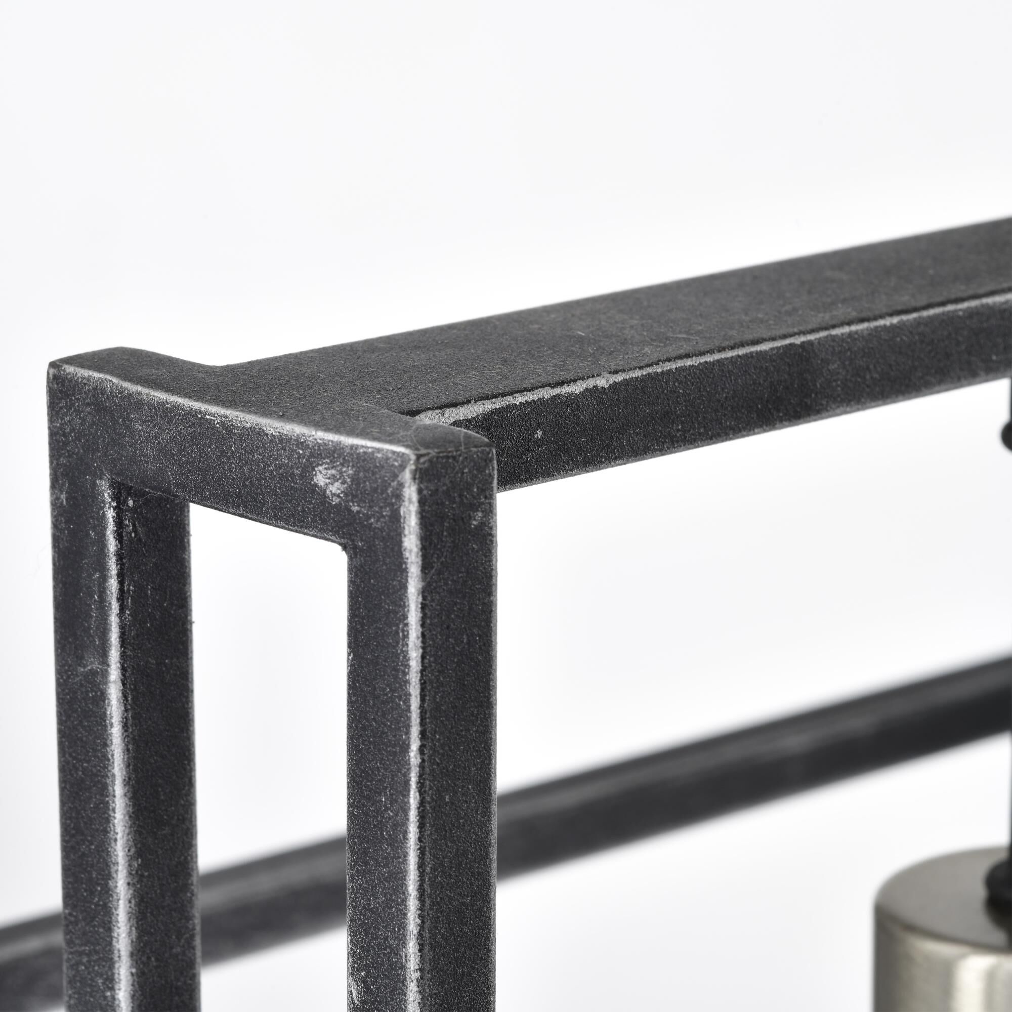 Shown in Iron Black with Brushed Nickel Accents finish